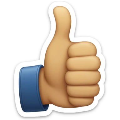 awesome thumbs up sticker