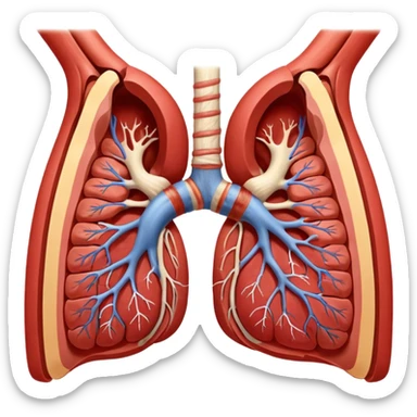 Human body muscle anatomy sticker