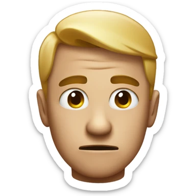 suspicious emoji with raised eyebrow sticker