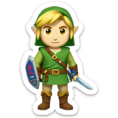 link-zelda sticker