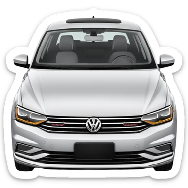 Jetta highline 2019 blanco plata sticker