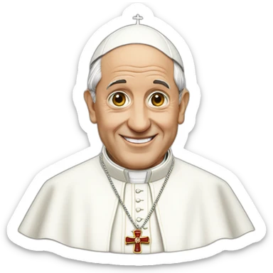 pope francis sticker