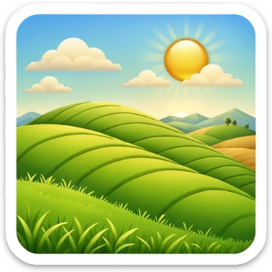 Golden Hills sticker