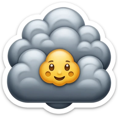 stormy clouds sticker