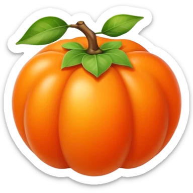 Persimmon and sunshine magic sticker