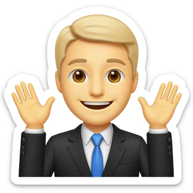 Toastmasters Salesman Emoji sticker