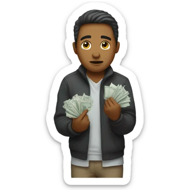 perder dinero sticker