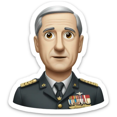 Charles de gaulle sticker