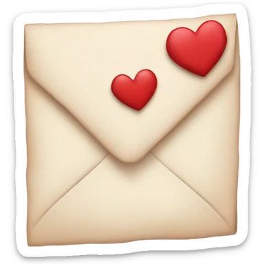 A love letter  sticker