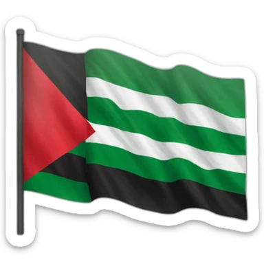 Palestine flag alternative  sticker