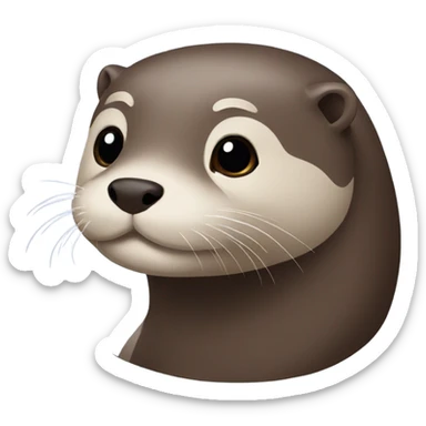 Otter sticker