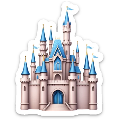 Cinderella castle sticker