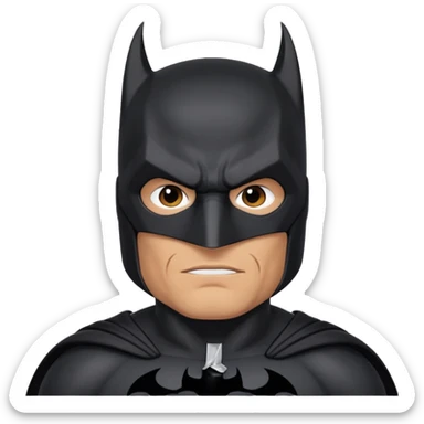 Gigachad batman sticker