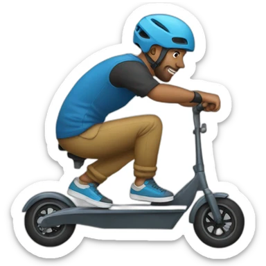Trottinette freestyle sticker