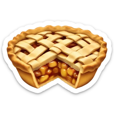 apple pie sticker