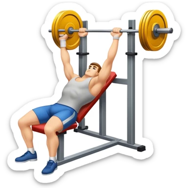 close-grip flat-benchpress sticker