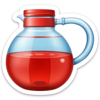 Jarra de agua sabor jamaica sticker