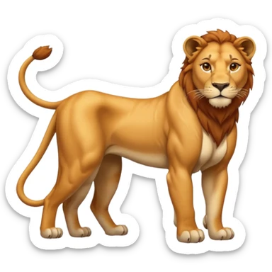 Lioness sticker