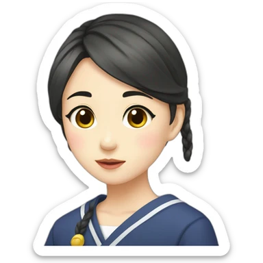 Kushiro nika（Girl） sticker