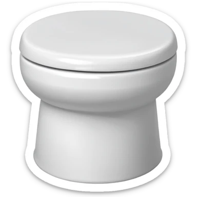toilet stool sticker