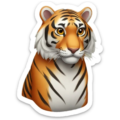 Bengal tiger sticker
