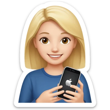 iphone 17 + a girl sticker