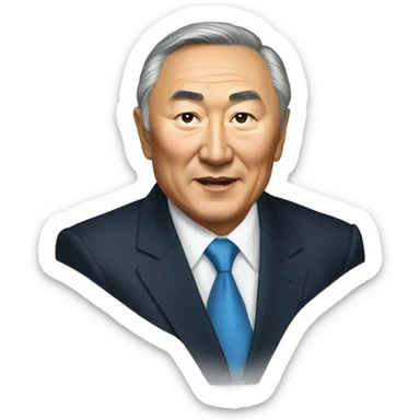 Nūrsūltan Nazarbaev President of Kazakhstan sticker
