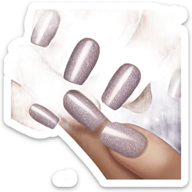 Manicure sparkle sticker