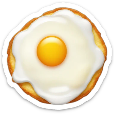 fried egg sticker