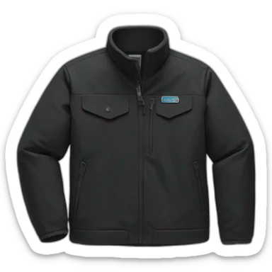 black-patagonia-jacket sticker