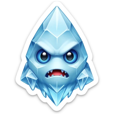 ice monster sticker