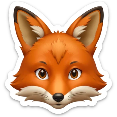 photographer fox sticker