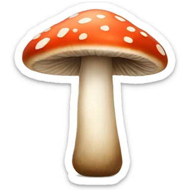 mushroom sticker