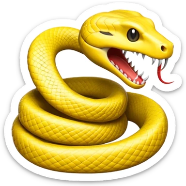 snake that does releases sticker