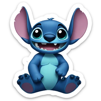 Stitch sticker