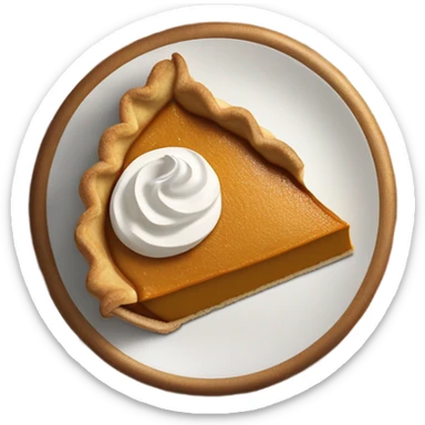 pumpkin pie  sticker