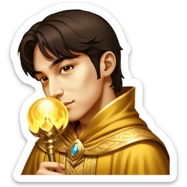 Golden Arcanist sticker