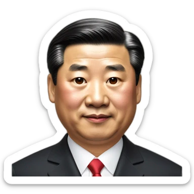 hog president xi jinping sticker