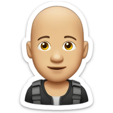 vin diesel with down syndrome sticker