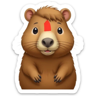 Capybara sticker