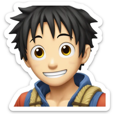 Luffy nika sticker