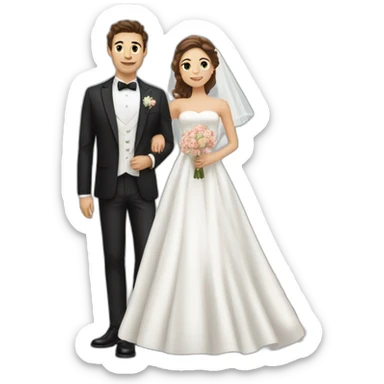 gabriel soudry et loann ammar mariage sticker