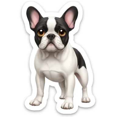 French Bulldog Dog Breed Full Body sticker