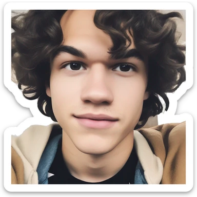 Conan Gray is an American singer-songwriter and former YouTuber. Born in Lemon Grove, California, and raised in Georgetown, Texas, he began uploading vlogs, covers, and original songs to YouTube. dark hair, long short rockstar sticker