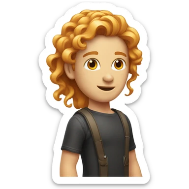 mannelijke personage
Met blond/rood middellang haar. sticker