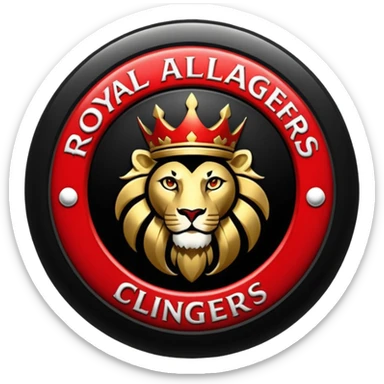 Royal challengers bengaluru logo sticker
