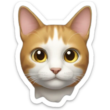 Cat - mathematician sticker