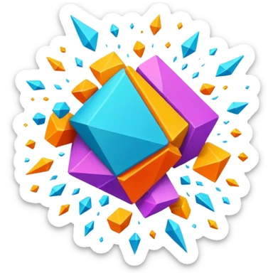 Block blast sticker