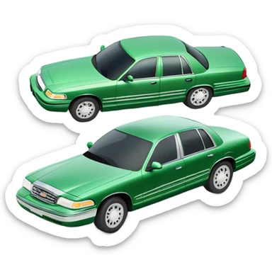 1997 green crown victoria sticker