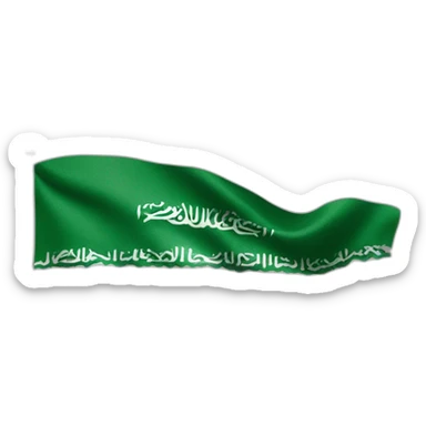 Saudi Arabia flag sticker